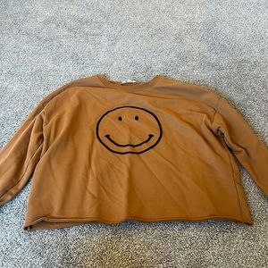 Newbury Kustom Brown Smiley Crewneck